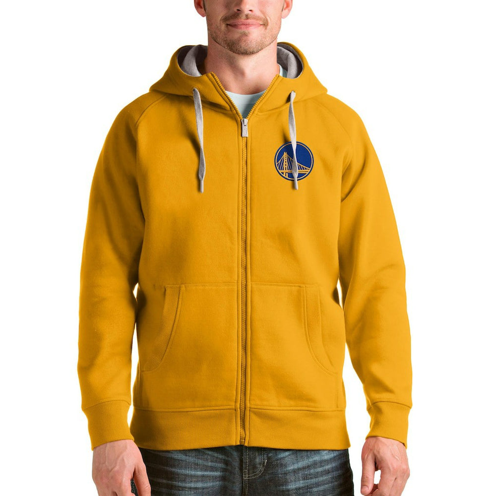 Golden State Warriors Antigua Logo Victory Full-Zip Hoodie sale