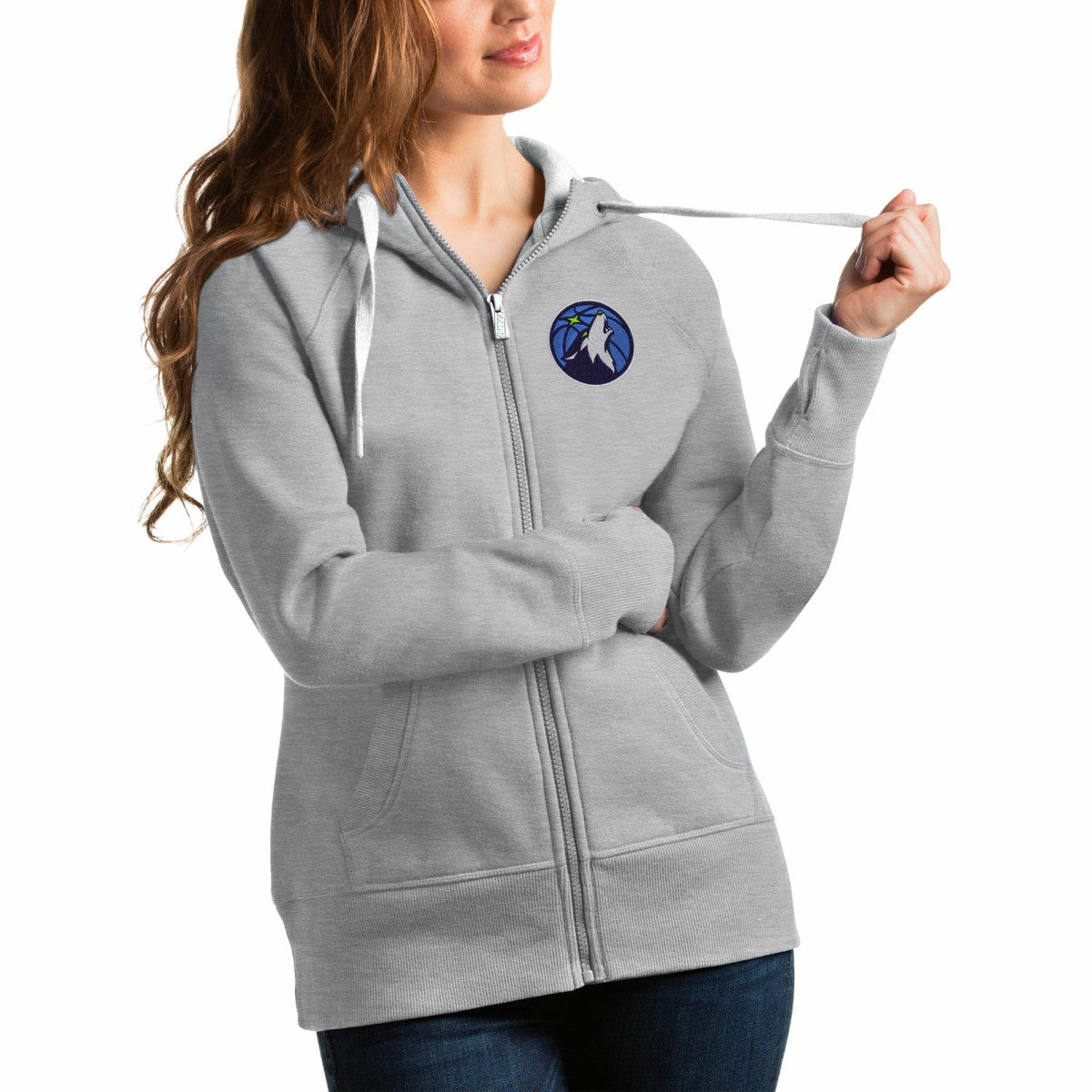 Minnesota Timberwolves Antigua Women's Victory Full-Zip Hoodie