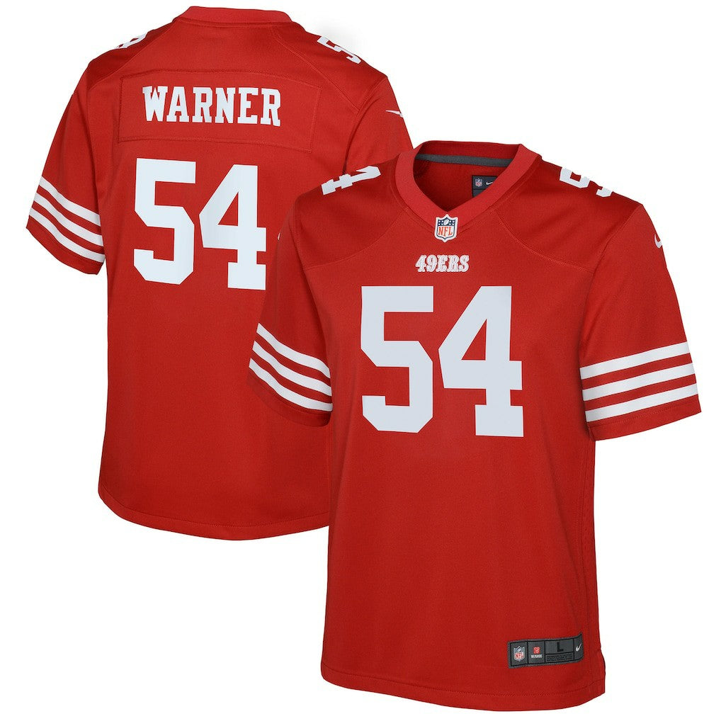 Fred Warner  Youth Game Jersey - San Francisco 49ers Jerseys