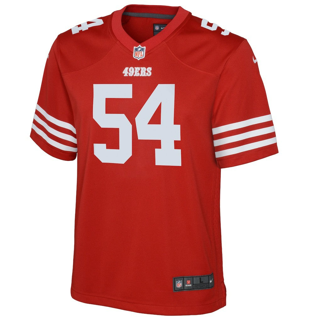 Fred Warner  Youth Game Jersey - San Francisco 49ers Jerseys