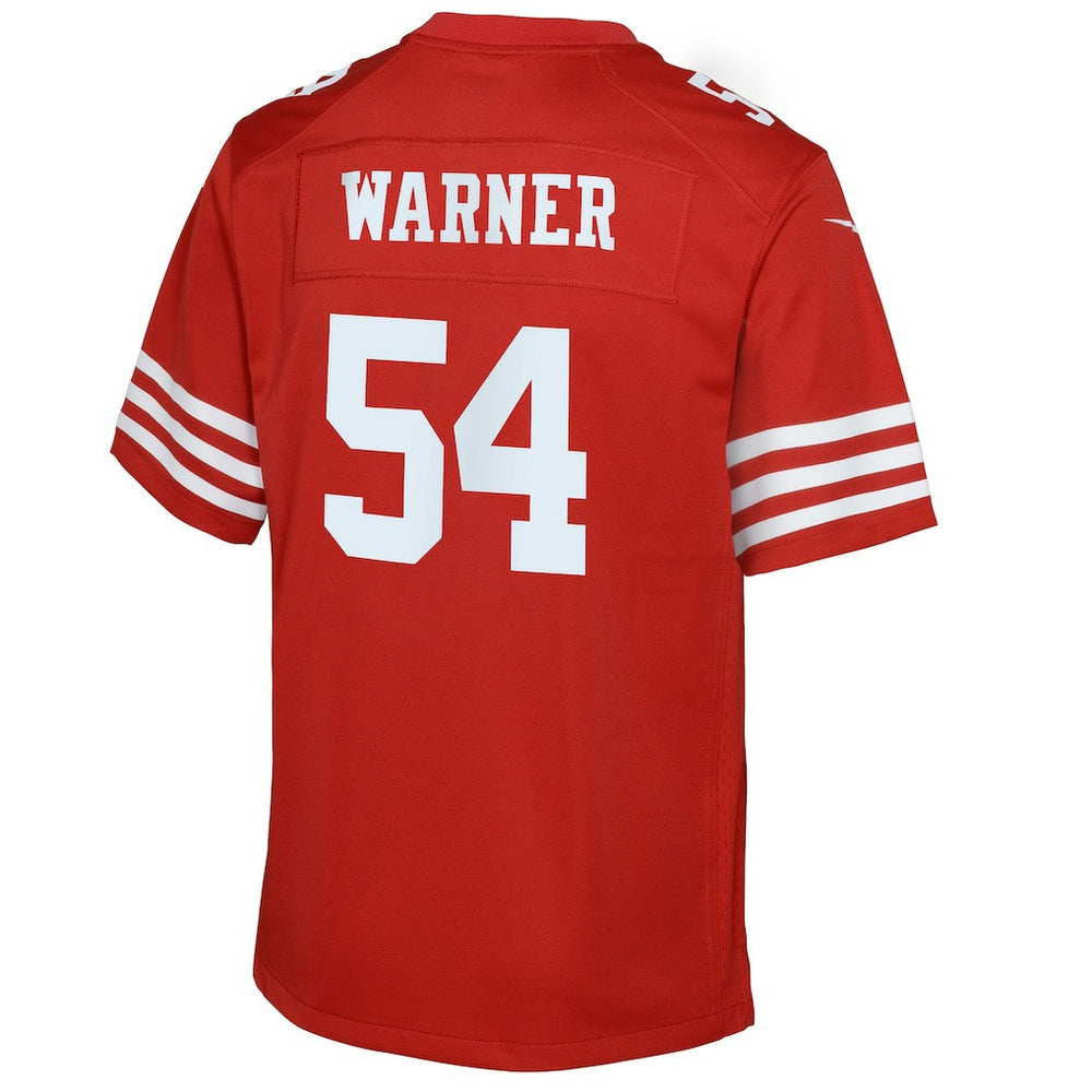 Fred Warner  Youth Game Jersey - San Francisco 49ers Jerseys