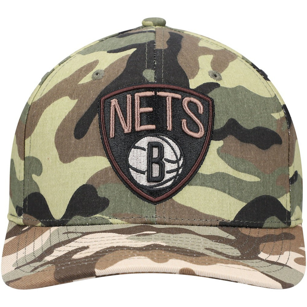 Mitchell & Ness Brooklyn Nets Woodland Desert Snapback Hat