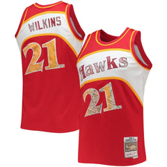 Mitchell & Ness Dominique Wilkins Atlanta Hawks 1986/87 Hardwood Classics NBA 75th Anniversary Diamond Swingman Jersey