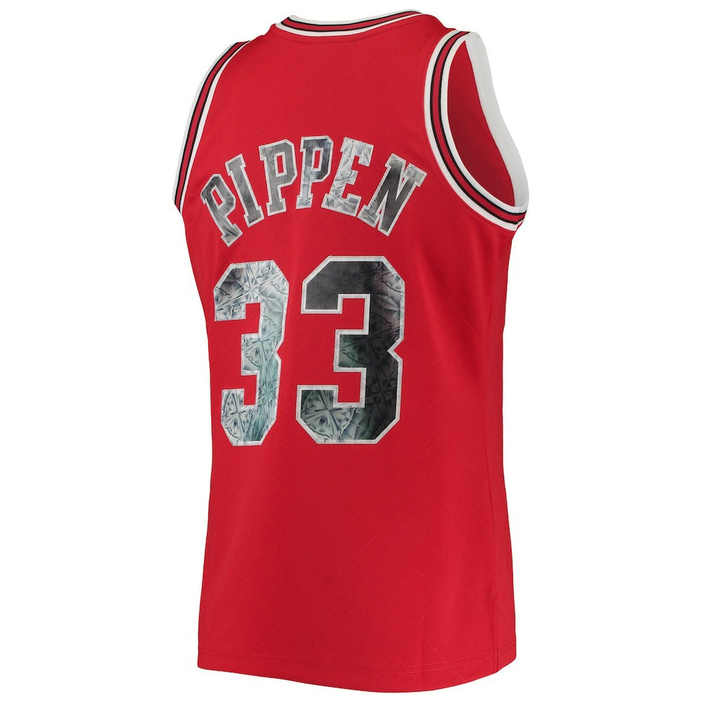 Mitchell & Ness Scottie Pippen Chicago Bulls 1997/98 Hardwood Classics NBA 75th Anniversary Diamond Swingman Jersey sale