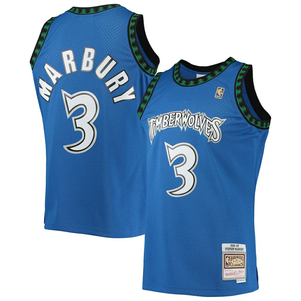 Mitchell & Ness Stephon Marbury Minnesota Timberwolves 1996/97 Hardwood Classics Swingman Jersey