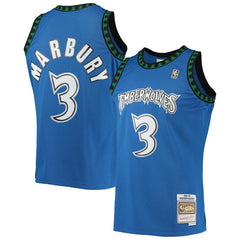 Mitchell & Ness Stephon Marbury Minnesota Timberwolves 1996/97 Hardwood Classics Swingman Jersey