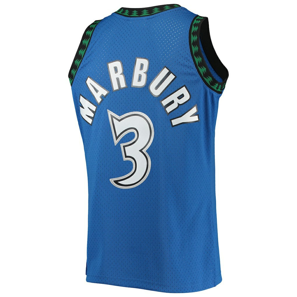 Mitchell & Ness Stephon Marbury Minnesota Timberwolves 1996/97 Hardwood Classics Swingman Jersey