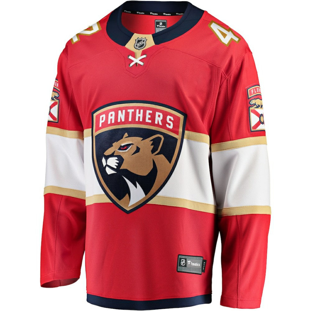 NHL Gustav Forsling Florida Panthers Fanatics Home Breakaway Player Jersey