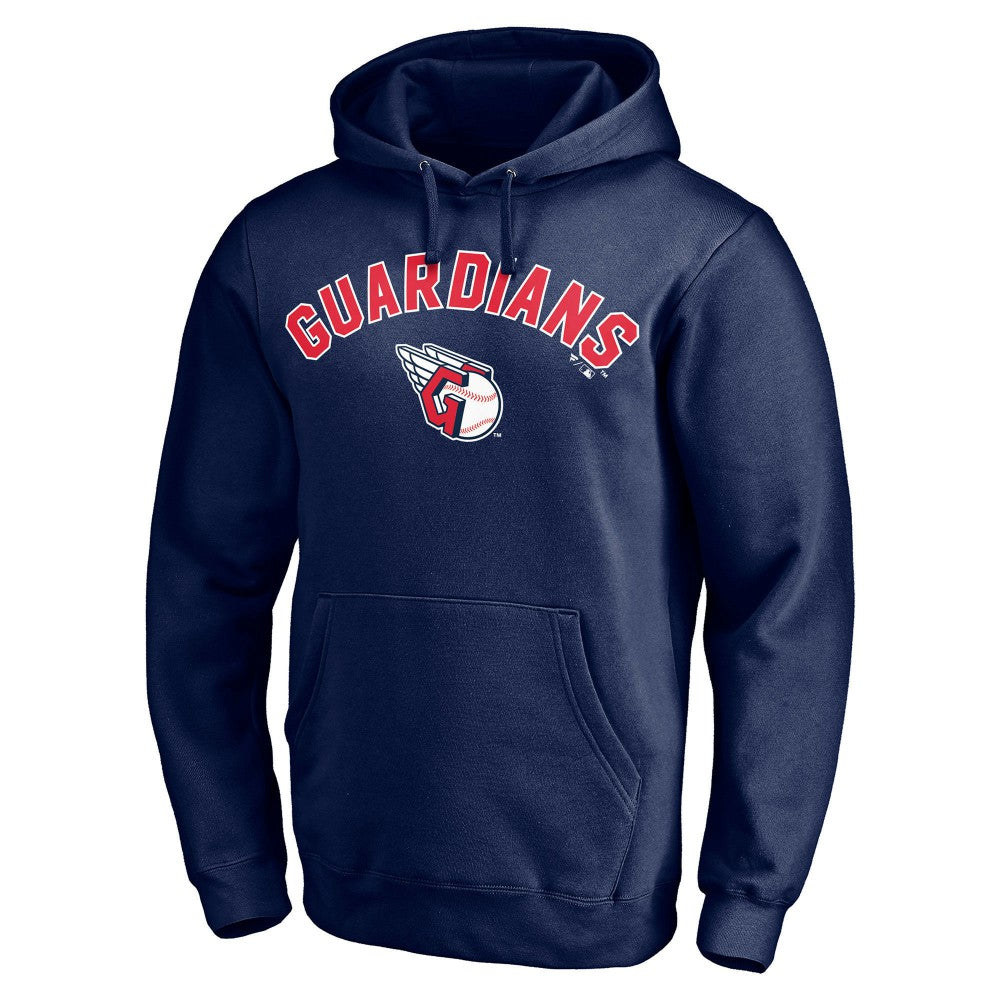 Navy Cleveland Guardians Personalized Winning Streak Pullover Hoodie