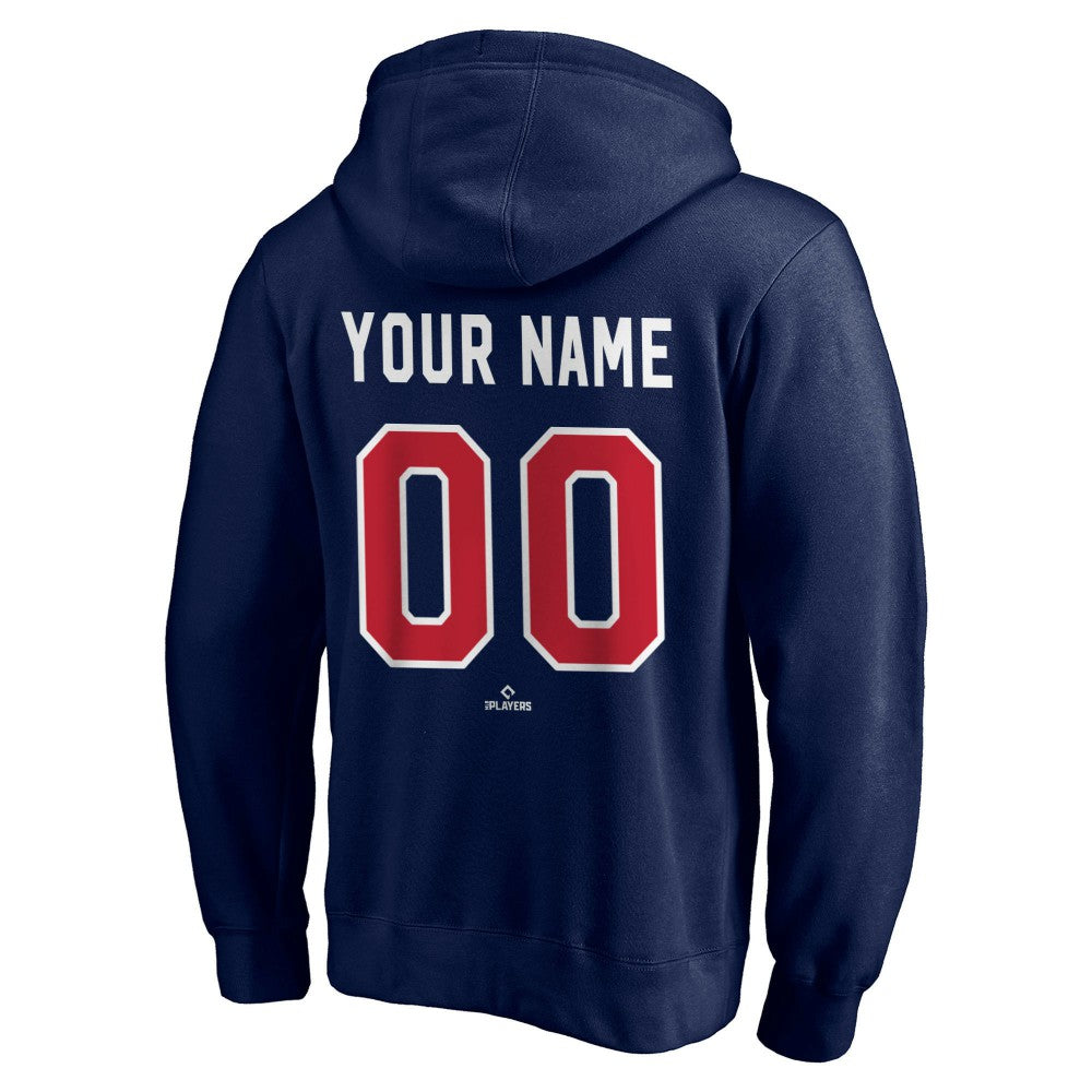 Navy Cleveland Guardians Personalized Winning Streak Pullover Hoodie