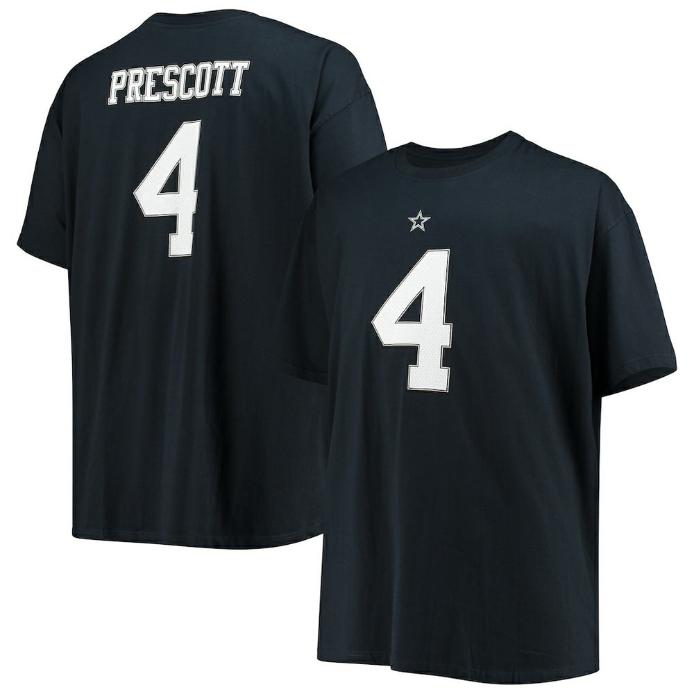 Dak Prescott  Big & Tall Player Name & Number T-Shirt - Dallas Cowboys T-shirts