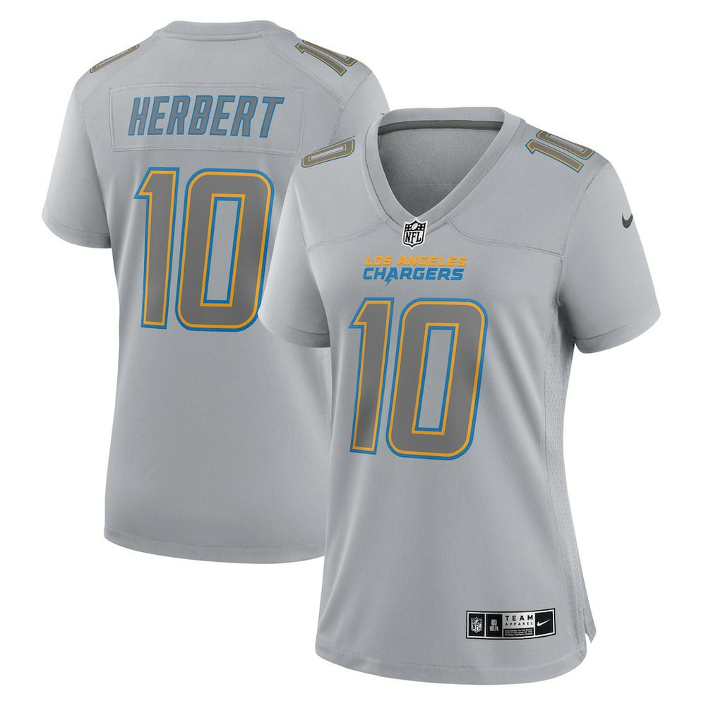 Justin Herbert  Women's Atmosphere Fashion Game Jersey - Los Angeles Chargers Jerseys