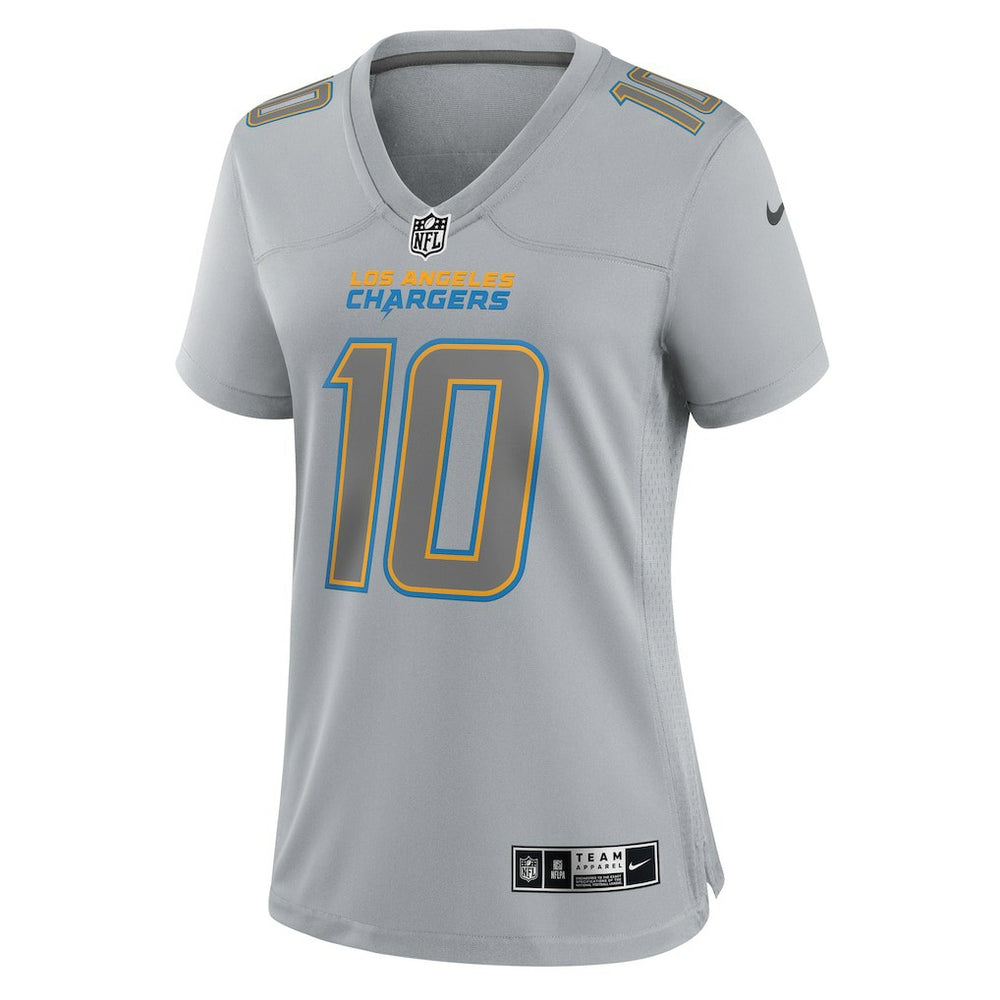 Justin Herbert  Women's Atmosphere Fashion Game Jersey - Los Angeles Chargers Jerseys