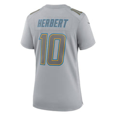 Justin Herbert  Women's Atmosphere Fashion Game Jersey - Los Angeles Chargers Jerseys