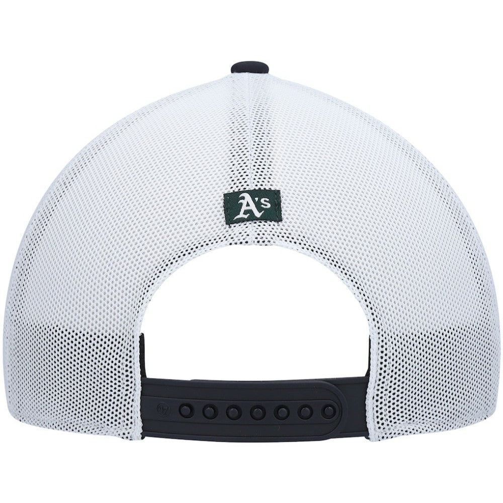 Navy/White Athletics '47 Flag Fill Trucker Snapback Hat
