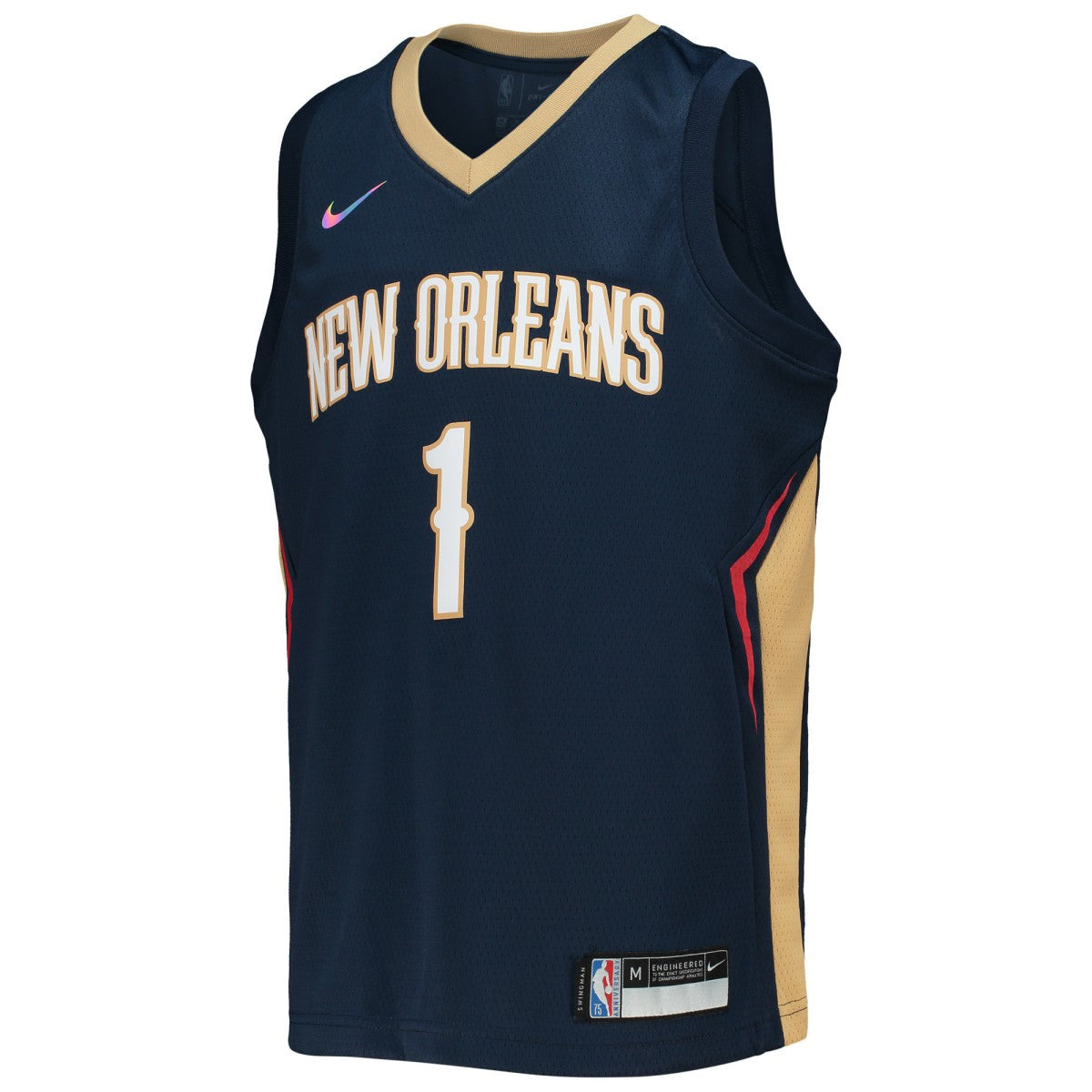 Nike Zion Williamson New Orleans Pelicans Youth 2021/22 Diamond Swingman Jersey