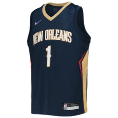 Nike Zion Williamson New Orleans Pelicans Youth 2021/22 Diamond Swingman Jersey