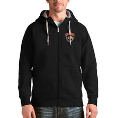 NHL Florida Panthers Antigua Logo Victory Full-Zip Hoodie
