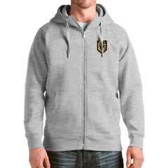 NHL Vegas Golden Knights Antigua Logo Victory Full-Zip Hoodie