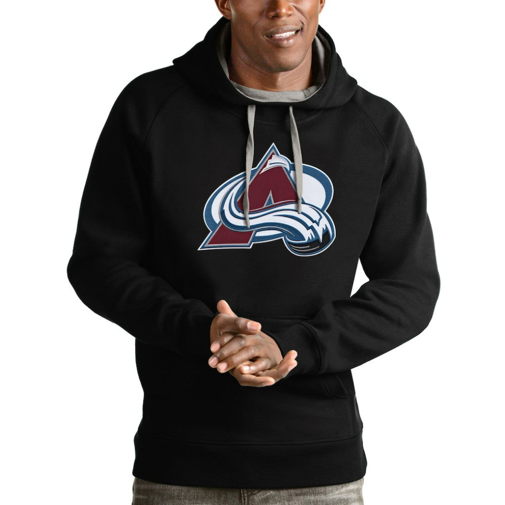 NHL Colorado Avalanche Antigua Logo Victory Pullover Hoodie