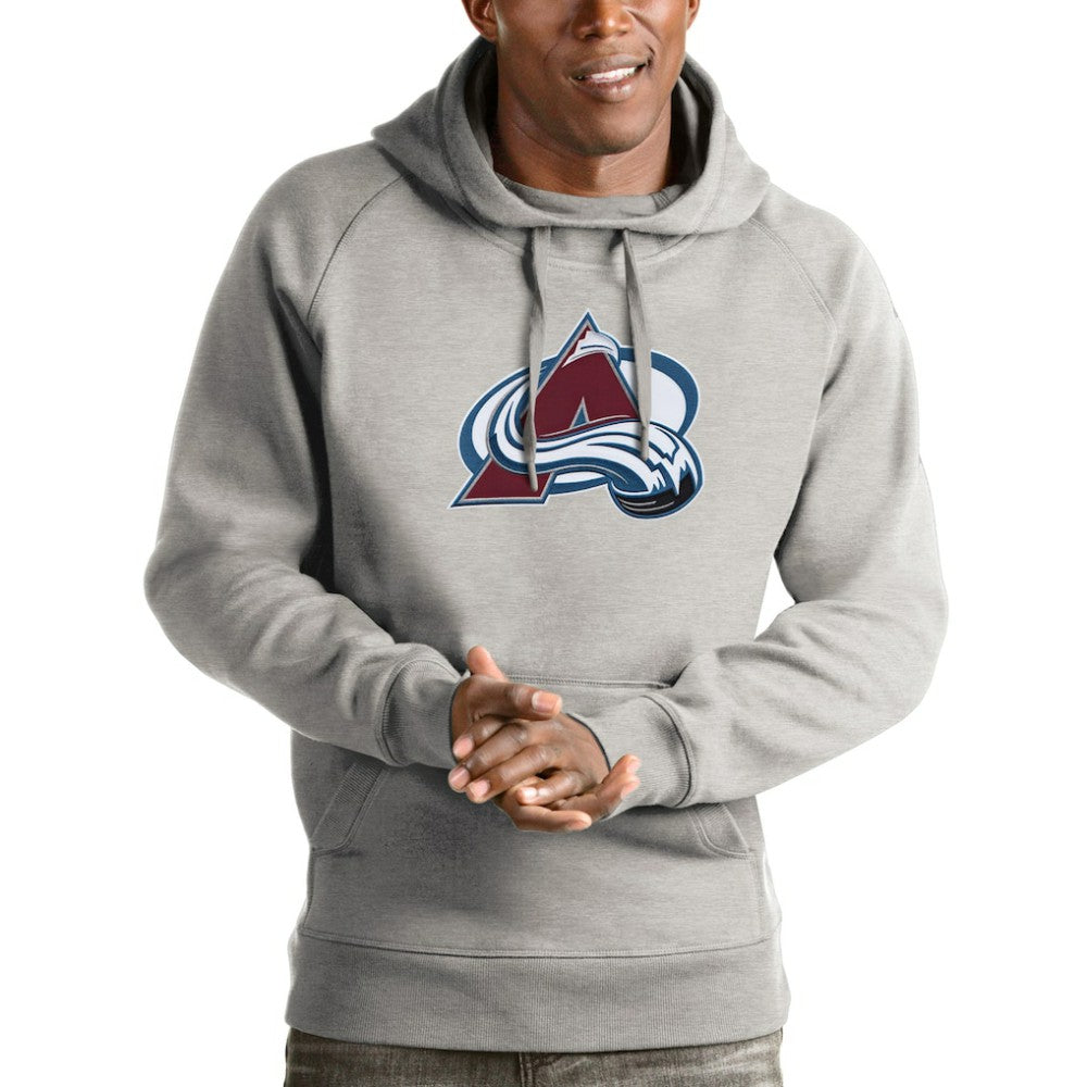 NHL Colorado Avalanche Antigua Logo Victory Pullover Hoodie