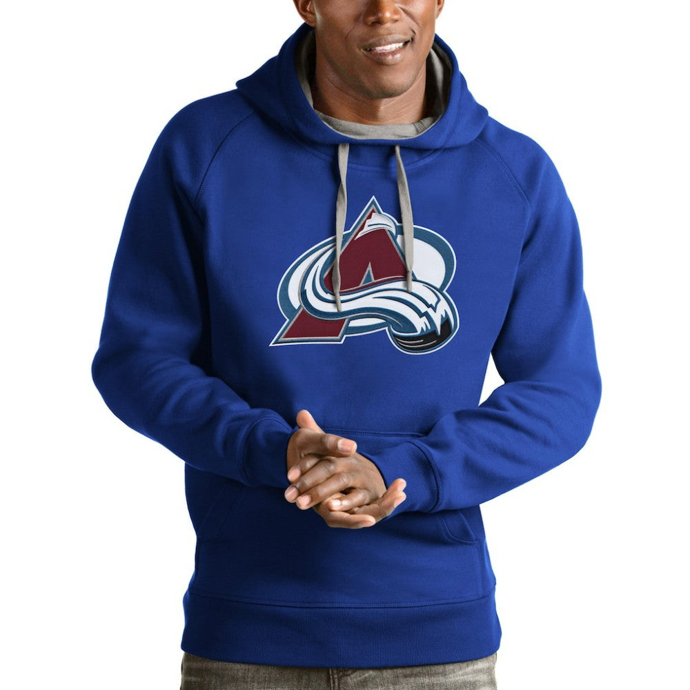 NHL Colorado Avalanche Antigua Logo Victory Pullover Hoodie