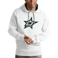 NHL Dallas Stars Antigua Logo Victory Pullover Hoodie