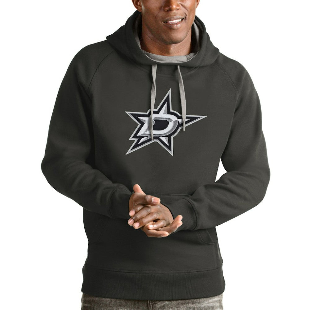 NHL Dallas Stars Antigua Logo Victory Pullover Hoodie