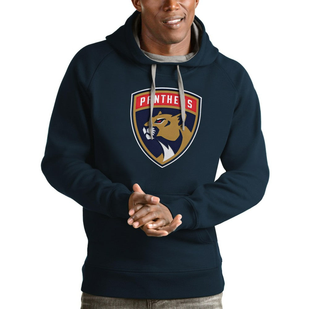 NHL Florida Panthers Antigua Logo Victory Pullover Hoodie