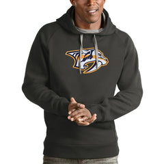 NHL Nashville Predators Antigua Logo Victory Pullover Hoodie