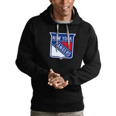 NHL New York Rangers Antigua Logo Victory Pullover Hoodie