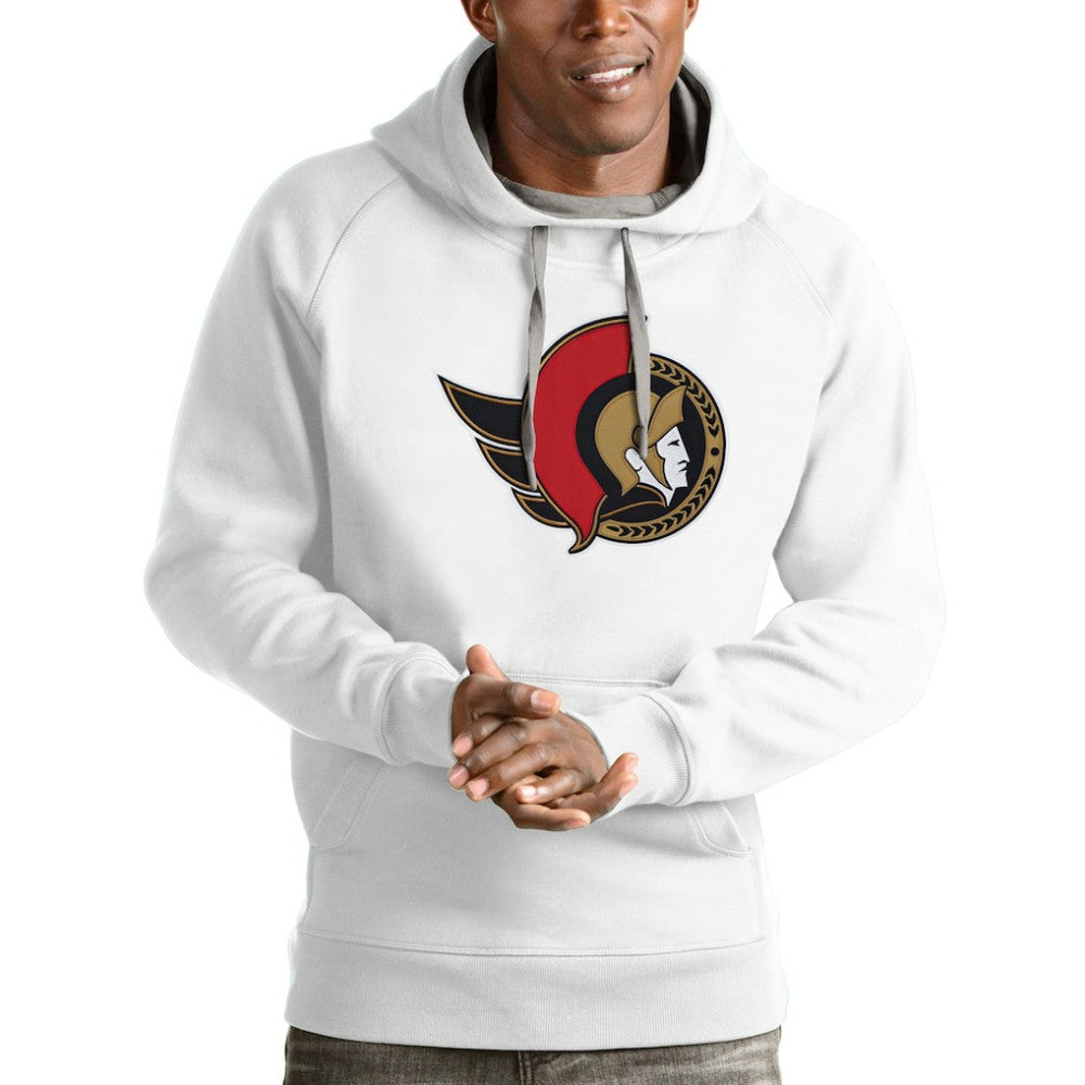 NHL Ottawa Senators Antigua Logo Victory Pullover Hoodie