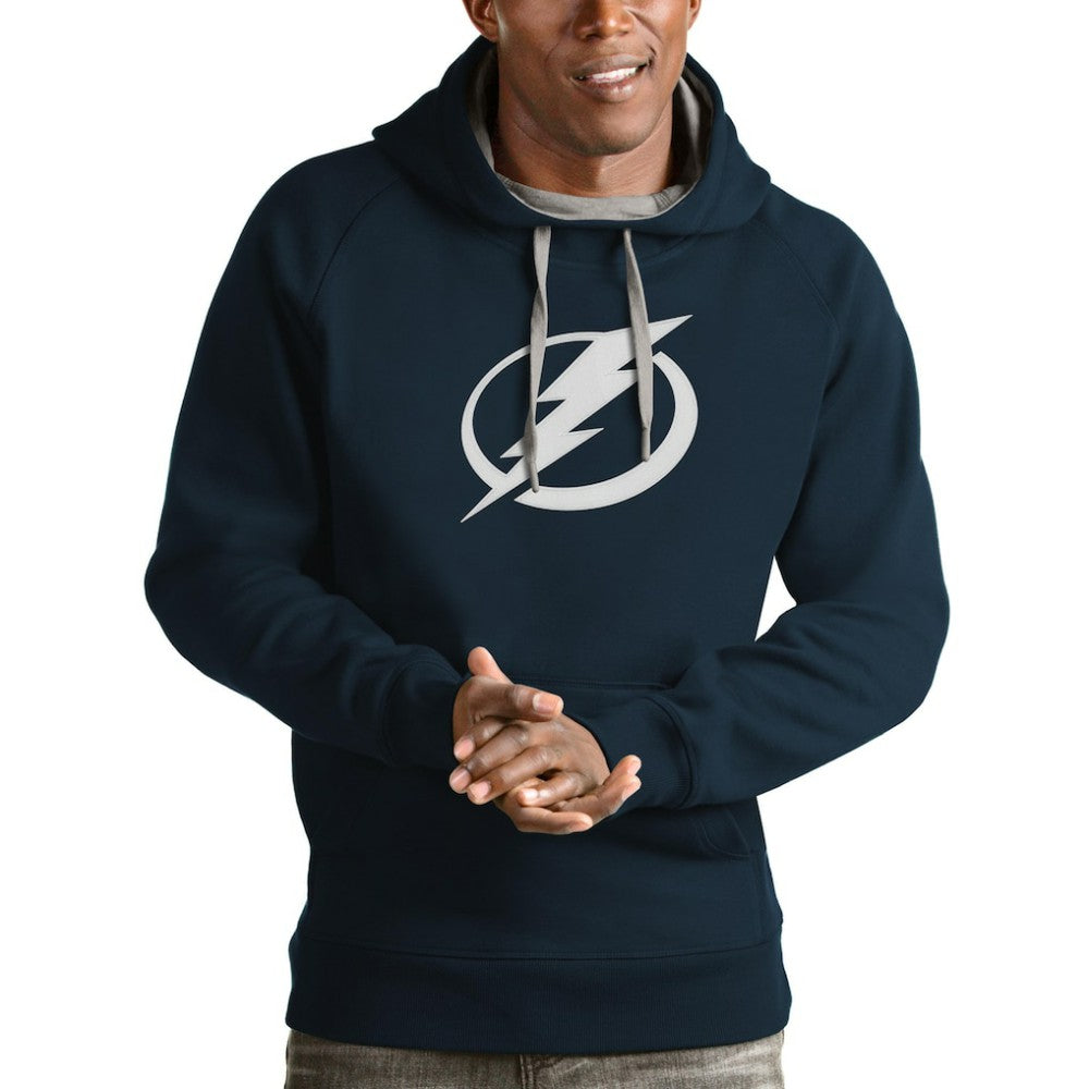 NHL Tampa Bay Lightning Antigua Logo Victory Pullover Hoodie