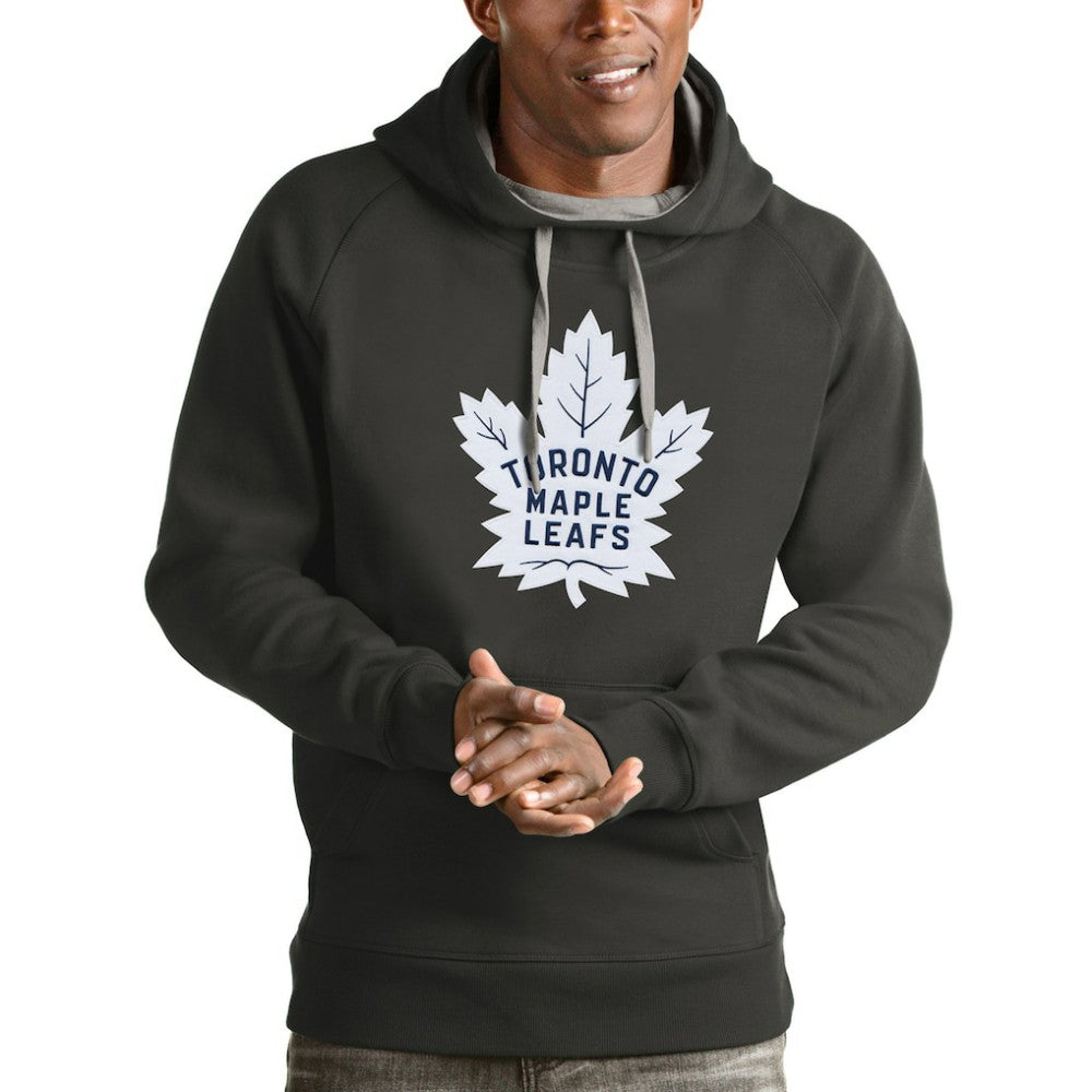 NHL Toronto Maple Leafs Antigua Logo Victory Pullover Hoodie