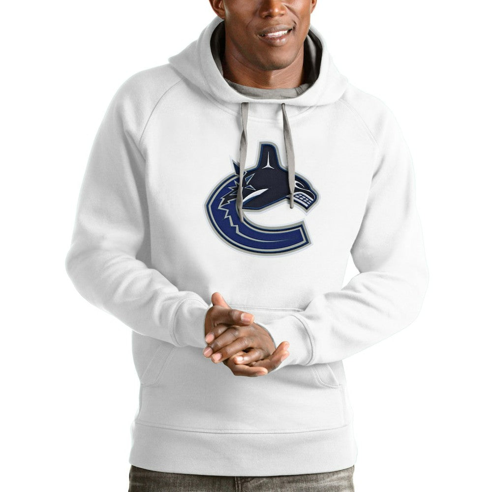 NHL Vancouver Canucks Antigua Logo Victory Pullover Hoodie