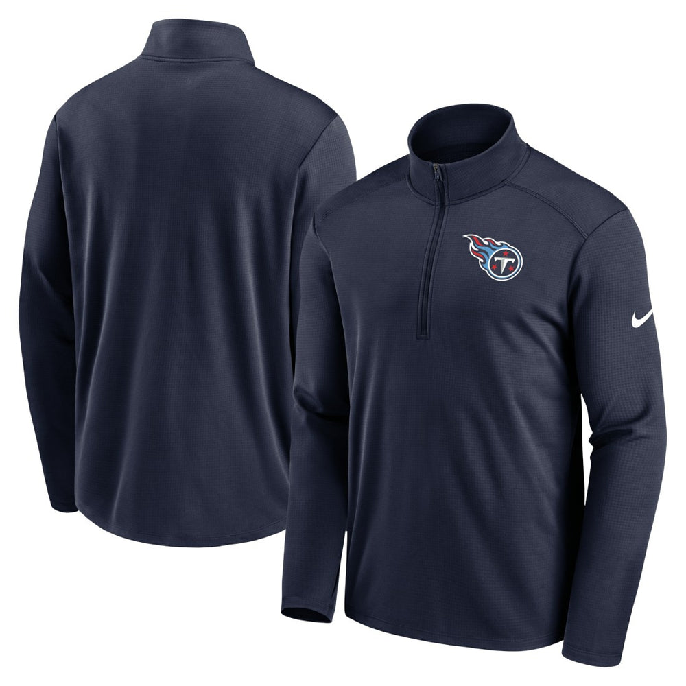 Logo Pacer Performance Half-Zip Jacket - Tennessee Titans Jackets