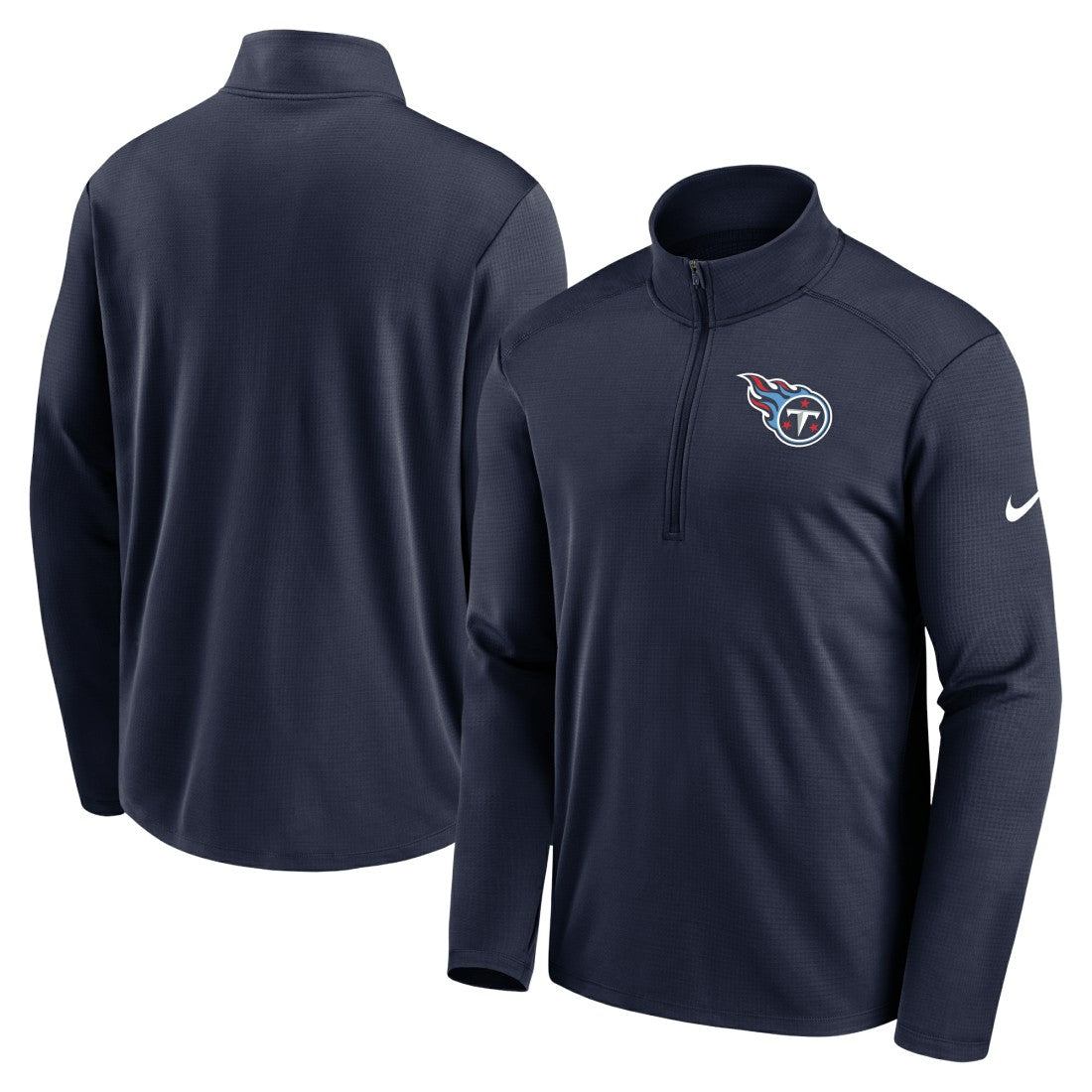 Logo Pacer Performance Half-Zip Jacket - Tennessee Titans Jackets