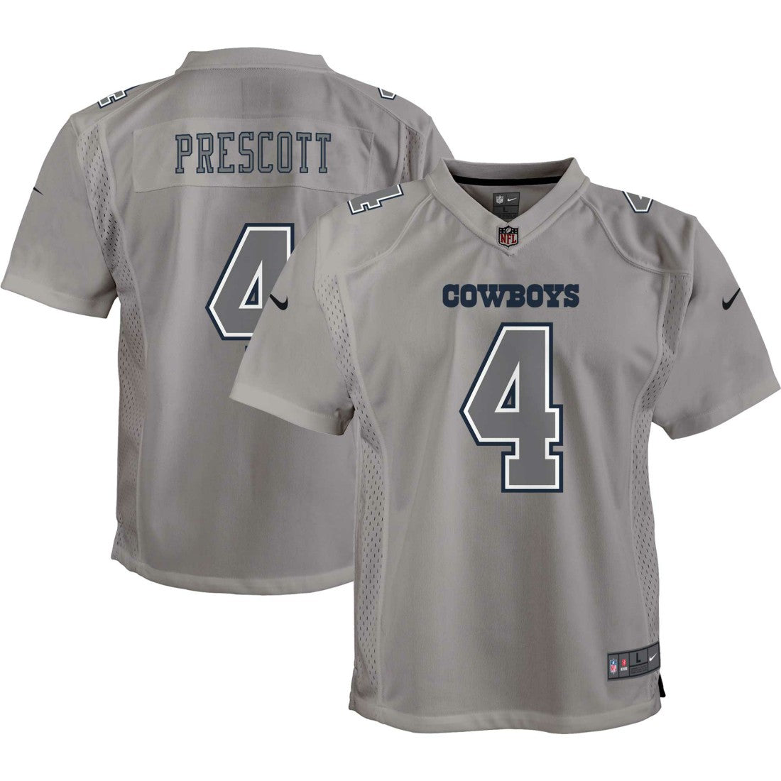 Dak Prescott  Youth Atmosphere Game Jersey - Dallas Cowboys Jerseys