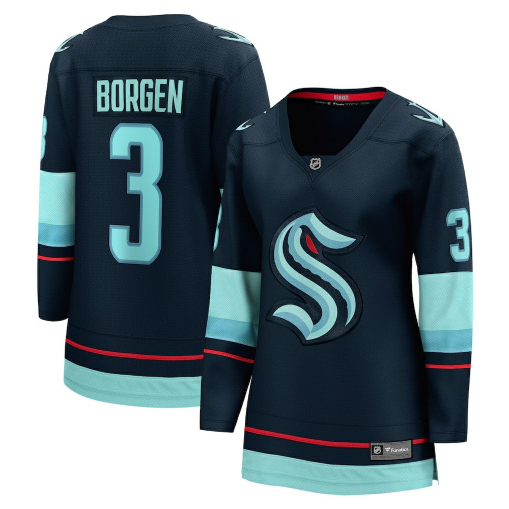 NHL Will Borgen Seattle Kraken Fanatics Women's Home Breakaway Player Jersey