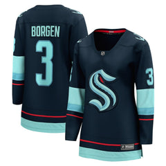 NHL Will Borgen Seattle Kraken Fanatics Women's Home Breakaway Player Jersey