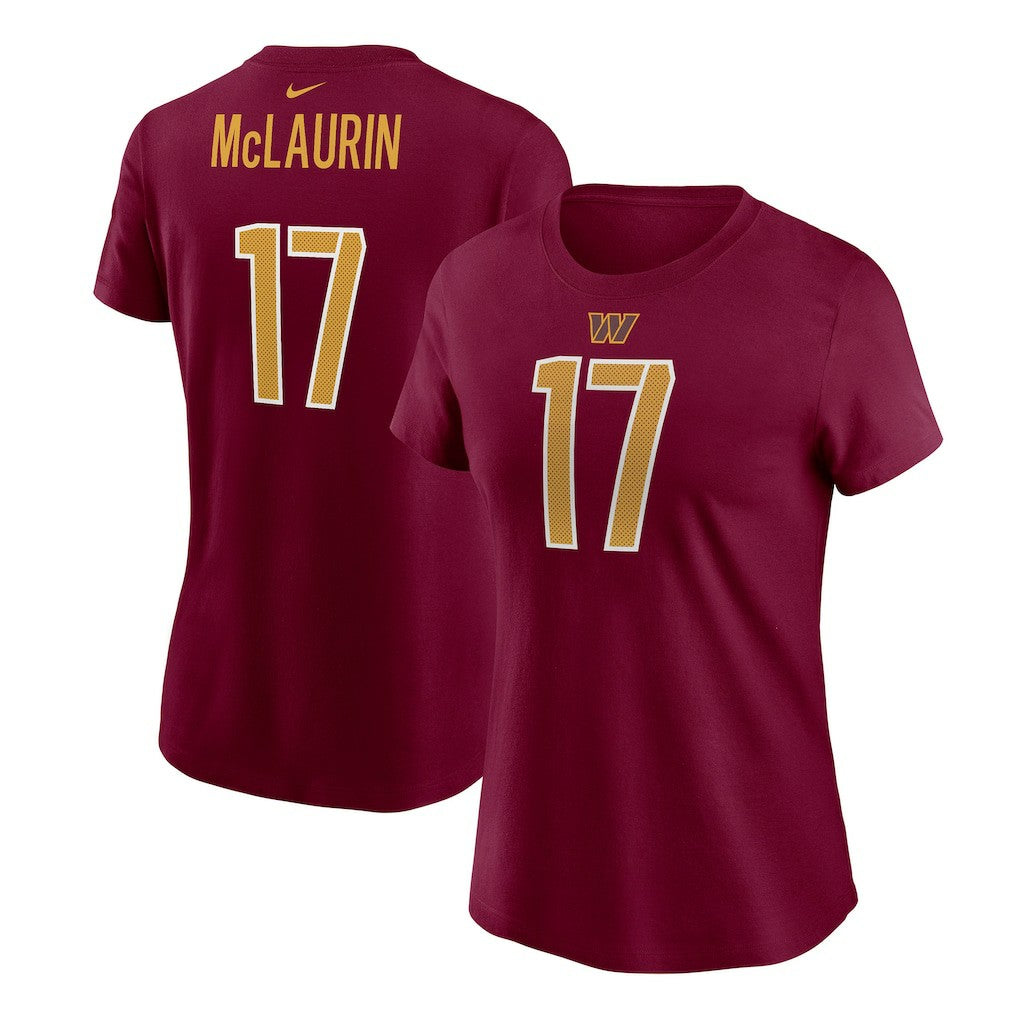 Terry McLaurin  Women's Player Name & Number T-Shirt - Washington Commanders T-shirts