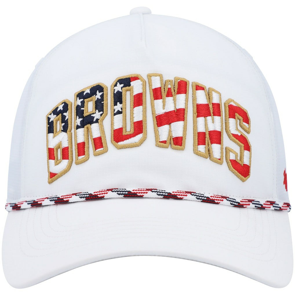 '47 Hitch Stars and Stripes Trucker Adjustable Hat - Cleveland Browns Hats