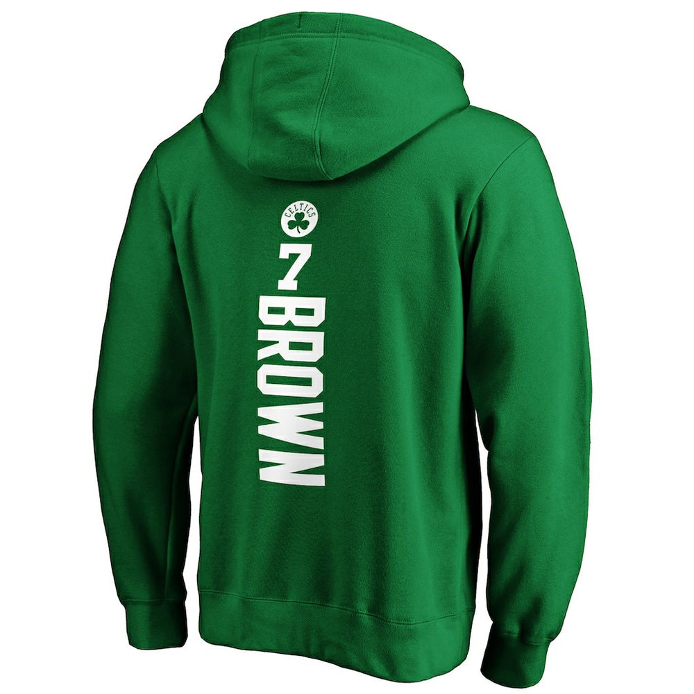 Jaylen Brown Boston Celtics Playmaker Name & Number Pullover Hoodie