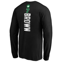 Jaylen Brown Boston Celtics Playmaker Name & Number Long Sleeve T-Shirt