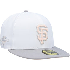 White/Gray San Francisco Giants New Era 2002 World Series Side Patch Undervisor 59FIFTY Fitted Hat