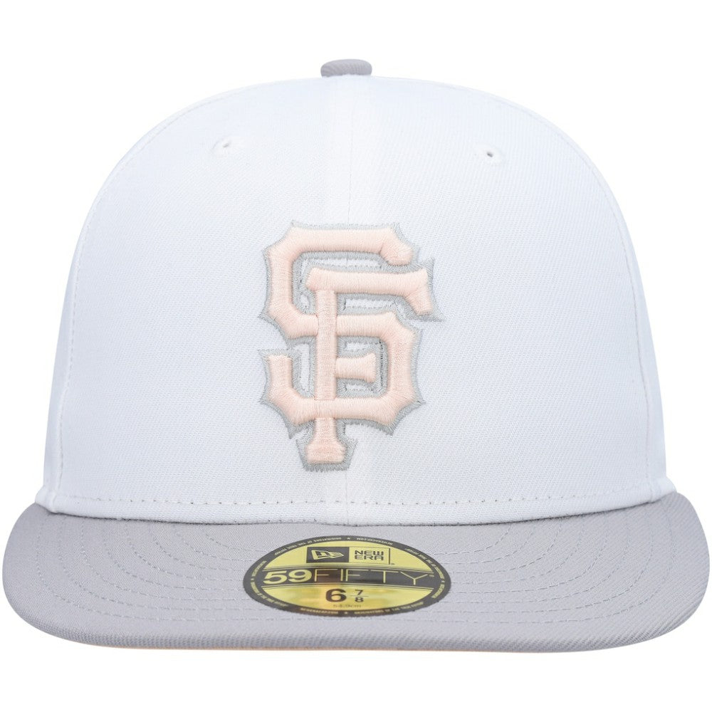 White/Gray San Francisco Giants New Era 2002 World Series Side Patch Undervisor 59FIFTY Fitted Hat