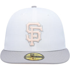 White/Gray San Francisco Giants New Era 2002 World Series Side Patch Undervisor 59FIFTY Fitted Hat