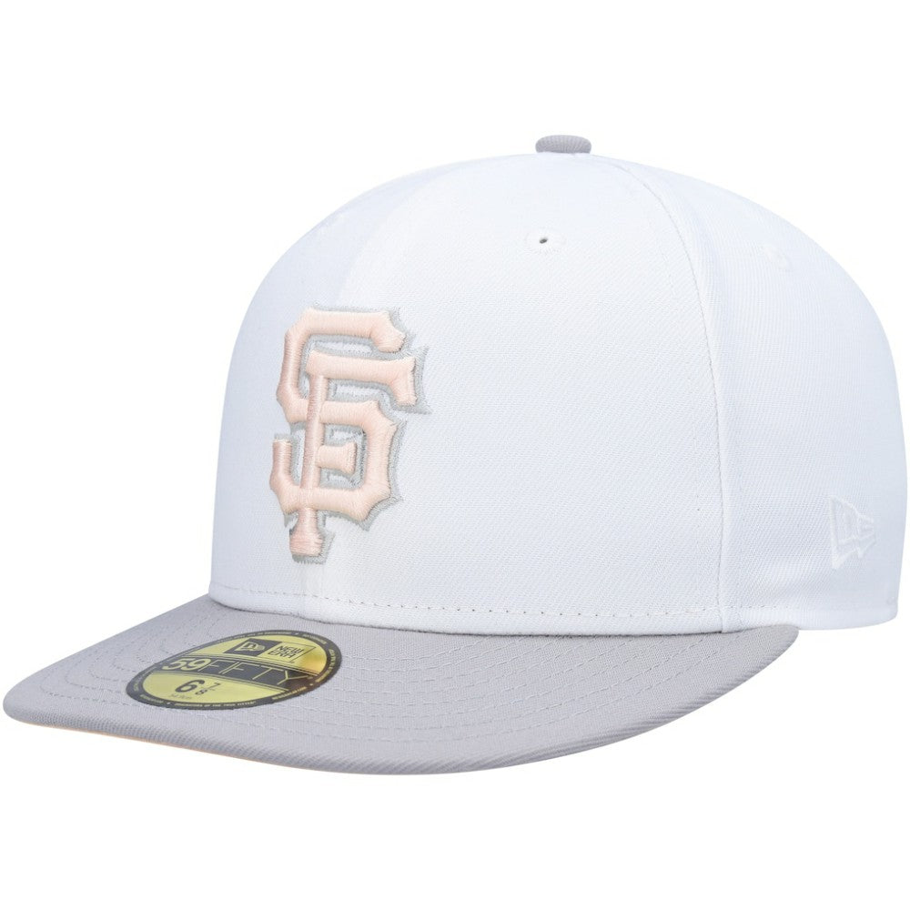 White/Gray San Francisco Giants New Era 2002 World Series Side Patch Undervisor 59FIFTY Fitted Hat