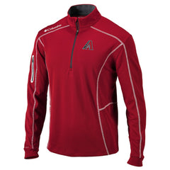 Red Arizona Diamondbacks Columbia Shotgun Omni-Wick Quarter-Zip Pullover Jacket