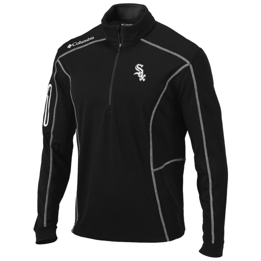 Black Chicago White Sox Columbia Shotgun Omni-Wick Quarter-Zip Pullover Jacket